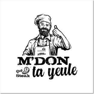 Le tout nouveau t-shirt DEEP SETAK - M'DON TA YEULE ! Posters and Art